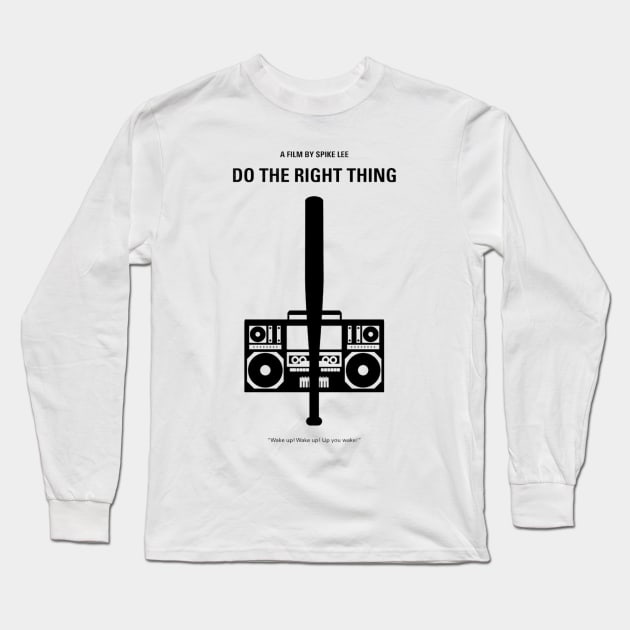 Do the right thing Long Sleeve T-Shirt by Patternsoflynda